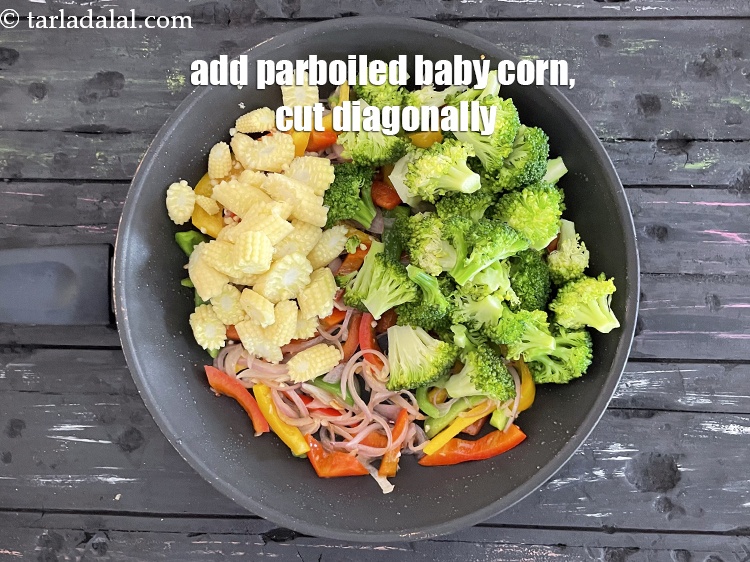 Broccoli And Baby Corn Stir Fry Recipe Chinese Broccoli Baby Corn