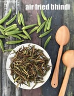 air fried bhindi recipe | healthy air fryer crispy okra (ladies finger) | quick |