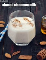 almond cinnamon milk recipe | homemadeÂ almond cinnamon milk with honey | healthyÂ almond cinnamon milk |Â 