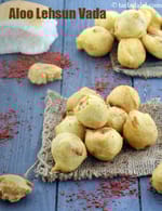 aloo lehsun vada recipe | Mumbai roadside vada |