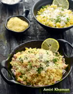 amiri khaman in microwave recipe | sev khamani in microwave |