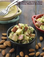 Apple Almond and Celery Salad with Honey Mustard Dressing recipe