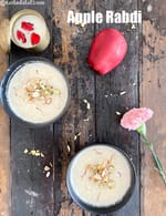 apple rabdi recipe | seb rabri | rabdi for festivals, navratri