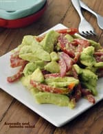Avocado and Tomato Salad, Healthy and Quick Salad recipe