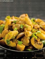 Baby Corn and Soya Stir-fry recipe, Baby Corn Stir Fry Recipes