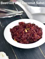 beetroot and coconut sabzi recipe | South Indian beetroot sabzi |