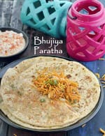 Bhujiya Paratha, Aloo Bhujia Paratha recipe