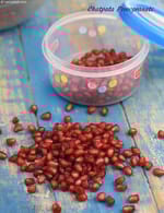 Chatpata Pomegranate ( Tiffin Treats) recipe