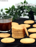 eggless cheese cookies recipe | homemade Indian cheese cookies | cheese biscuits |