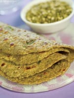 Chhilkewale Parathe recipe, Vegetarian Recipes