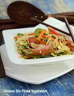 Chinese Stir Fry Vegetables recipe, Tarla Dalal