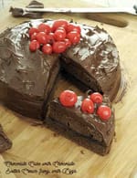 Chocolate Cake with Chocolate Butter Cream Icing with eggs | Indian-style Chocolate Cake with Chocolate Butter Cream Icing |