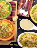 corn poha recipe | corn poha for a healthy heart | quick sweet corn poha |