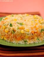 Corn Pulao (  Desi Khana) recipe, Indian Recipes