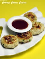 Cottage Cheese Cutlets recipe, Sizzler Recipes | Barbeque Recipes