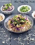 Thai Crispy Veg Noodle recipe, Thai Recipes