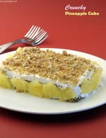 Eggless Pineapple Cake recipe | Indian style  Pineapple Cake |