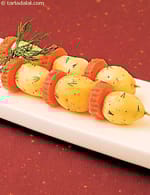 Dill Potatoes and Carrots recipe, Barbeque, Tarla Dalal