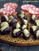 Dry Fruit Stuffed Dates recipe