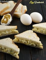 Egg Sandwich Recipe, Boiled Egg Sandwich