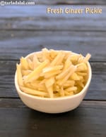 Fresh Ginger Pickle recipe, Healthy Antioxidant, Good for sore throat, cold and cough