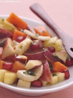 Fruit Chaat (100 Calorie Snacks) recipe