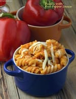 Fusilli with Red Pepper Sauce recipe, Italian Recipes