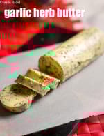 garlic herb butter recipe | homemade Indian chilli garlic butter | chilli coriander butter |