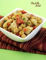 Chick Pea Salad (  Desi Khana) recipe, Indian Recipes