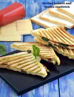 Grilled Tomato and Cheese Sandwich recipe, Tomato and cheese sandwich