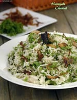 Hariyali Chawal, Coriander Rice Recipe, Indian Recipes