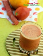 Lemony Tomato, Orange and Carrot Juice recipe