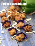 Herbed  Maggi Fritters recipe