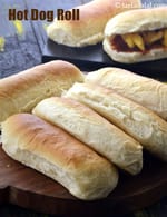 hot dog roll recipe | vegetarian Indian style hot dog buns | eggless |