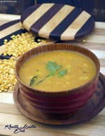 Khatti Meethi Dal, Sweet and Sour Zero Oil Dal recipe