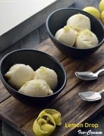 Lemon Drop Ice-cream recipe, Vegetarian Recipes