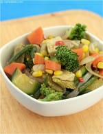 Broccoli, Baby Corn and Paneer Stir Fry recipe, Stir Fry Recipes