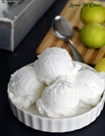 Lemon Ice- Cream recipe, Vegetarian Recipes
