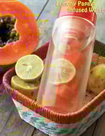 Lemony Papaya Infused Water recipe
