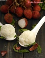 Lychee Ice Cream recipe