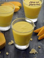 Mango and Jaggery Drink recipe