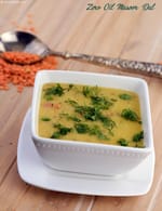 Zero Oil Masoor Dal recipe