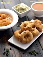 Mumbai roadside medu vada recipe | Step by Step medu vada recipe |