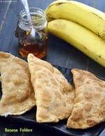 Banana Folders, Fried Bananas with Orange Marmalade recipe