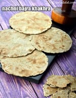 nachni bajra khakhra recipe | healthy ragi khakhra | masala nachni khakhra |