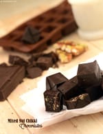Mixed Nut Chikki Chocolate recipe
