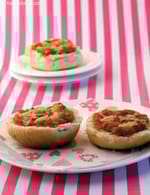 Burger Bun Open Pizza recipe, Indian Microwave Snack Recipes