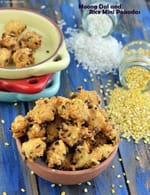 Moong Dal and Rice Mini Pakodas recipe