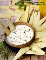 Nacho Chips with Cheese Dip ( Tiffin Treats) recipe