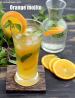 orange mojito recipe | Indian orange mint mojito Mocktail | orange mojito with sprite |